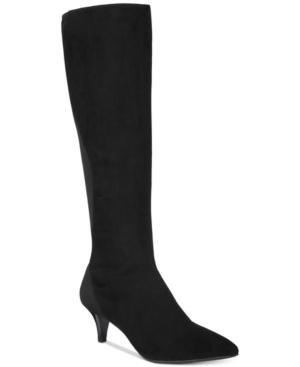 Bandolino Wright Pointed-toe Kitten Heel Dress Boots Women's Shoes
