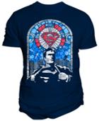 Changes Stained Glass Superman T-shirt