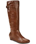 Style & Co Rainne Wedge Tall Boots, Created For Macy's Women's Shoes