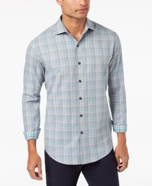 Tasso Elba Men's Vercelli Plaid-print Shirt, Created For Macy's