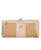 Giani Bernini Straw-look Woven Frame Clutch Wallet, Only At Macy's