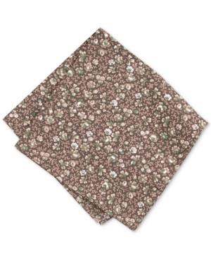 Bar Iii Men's Oak Leaf Print Pocket Square, Only At Macy's