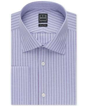 Ike Behar Light Purple Stripe Dress Shirt