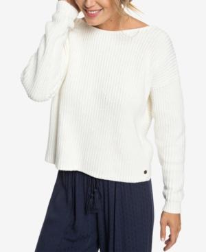 Roxy Juniors' Bamboo Bridge Twist-back Sweater