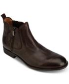 Kenneth Cole Men's Indio Zip Leather Boots Men's Shoes