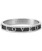 Charriol 4ever Loved Bangle Bracelet In Pvd Stainless Steel & Gunmetal-tone
