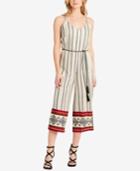 Jessica Simpson Juniors' Jackie Tassel Cropped Jumpsuit