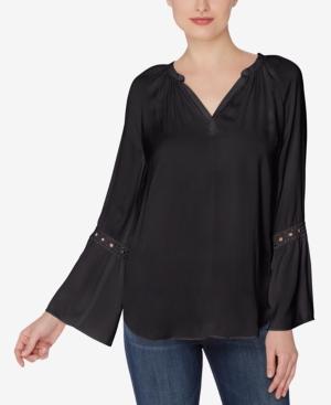 Catherine Catherine Malandrino Bell-sleeve Peasant Top
