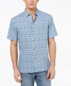 Tommy Bahama Men's Atomic Geo-print Silk Shirt