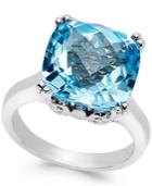Sky Blue Topaz Cocktail Ring In Sterling Silver (10 Ct. T.w.)