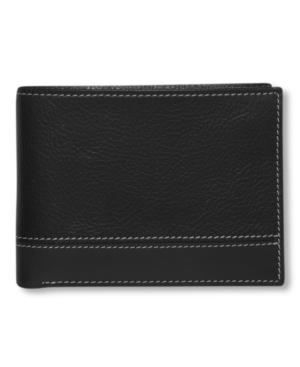 Perry Ellis Men's Premium Leather Sheridan Bifold Wallet