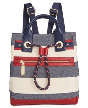 Tommy Hilfiger Small Belen Woven Rugby Backpack