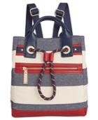 Tommy Hilfiger Small Belen Woven Rugby Backpack