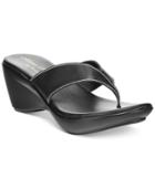 Athena Alexander By Callisto Abby Thong Wedge Sandals Women's Shoes