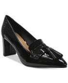 Tahari Tami Pointed Toe Loafer Pumps Women's Shoes