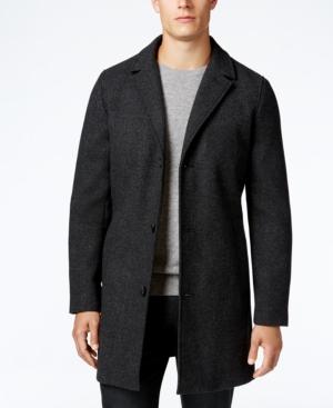 Perry Ellis Men's Twill Overcoat