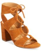 Report Edolie Block Heel Lace-up Sandals Women's Shoes