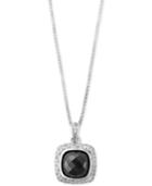 Effy Hematite (9 X 9mm) Pendant Necklace In Sterling Silver