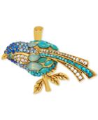 Anne Klein Gold-tone Crystal Bluebird Brooch, A Macy's Exclusive Style