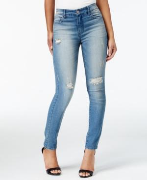 Maison Jules Ripped Tannis Monte Wash Skinny Jeans, Only At Macy's