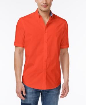 Club Room Men's Bancroft Poplin Shirt, Only At Macy's