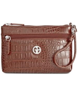 Giani Bernini Croc-embossed Wristlet, Created For Macy's