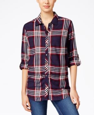 Kut From The Kloth Plaid Button-front Shirt