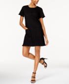Two By Vince Camuto Frayed-trim Shift Dress