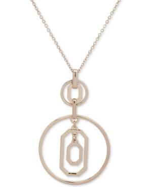 Ivanka Trump Polished Orbital 40 Bolo Pendant Necklace