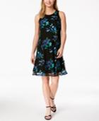 Charter Club Embroidered Swing Dress, Created For Macy's
