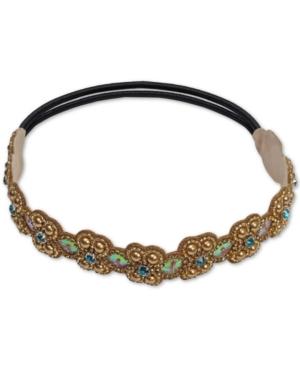 Deepa Gold-tone Embellished Stretch Headband