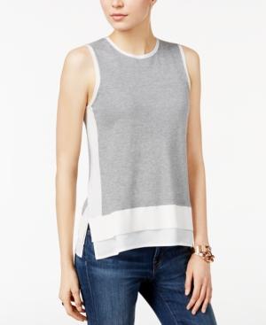 Tommy Hilfiger Sleeveless Layered-look Sweater, Only At Macy's