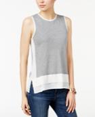 Tommy Hilfiger Sleeveless Layered-look Sweater, Only At Macy's