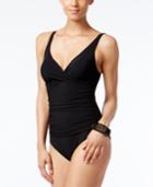 Profile By Gottex Tutti Frutti V-neck Tummy Control One-piece Swimsuit Women's Swimsuit