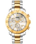 Versus By Versace Men's Chronograph Madison Two-tone Ion-plated Stainless Steel Bracelet Watch 42mm Soh010015