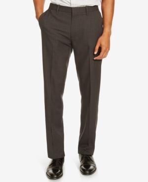 Kenneth Cole Reaction Men's Flat-front Neat Dress Pants