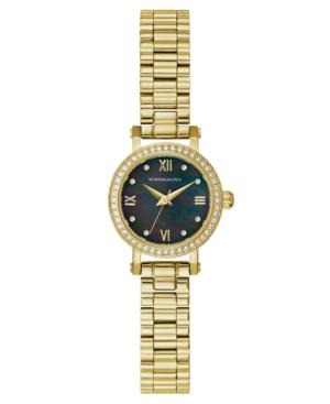 Bcbg Maxazria Ladies Goldtone Bracelet Watch With Dark Mop Dial, 24mm