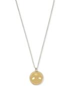 Kenneth Cole New York Two-tone Spherical Ball Long Pendant Necklace
