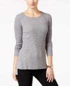 Ny Collection Petite Ribbed Sweater
