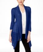 Inc International Concepts Petite Draped Cardigan, Only At Macy's