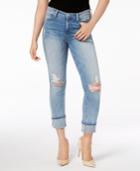 Flying Monkey Ripped Cropped Straight-leg Jeans