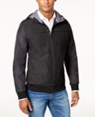 Vince Camuto Men's Slim-fit Hooded Windbreaker