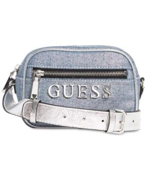 Guess Manhattan Mini Denim Crossbody