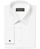 Michelsons Of London Classic-fit Pleated Wing French Cuff Tuxedo Shirt