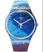 Swatch Unisex Swiss Exotic Charm Multi-color Silicone Strap Watch 41mm Suok113