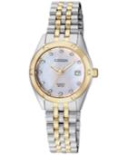 Citizen Women's Quartz Two-tone Stainless Steel Bracelet Watch 26mm Eu6054-58d
