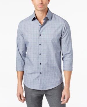 Tasso Elba Men's Piola Plaid-print Shirt, Created For Macy's