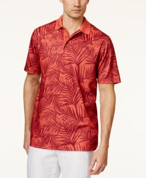Tasso Elba Men's Leaf-print Polo Shirt, Only At Macy's