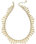 Abs By Allen Schwartz Gold-tone Bar Collar Necklace