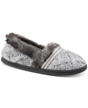 Isotoner Signature Trellis Tessa Sweater-knit Slippers With Memory Foam